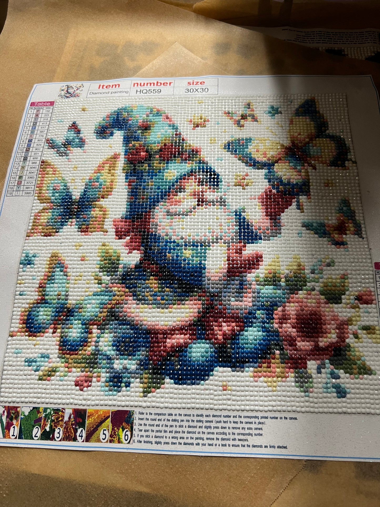 Diamond art