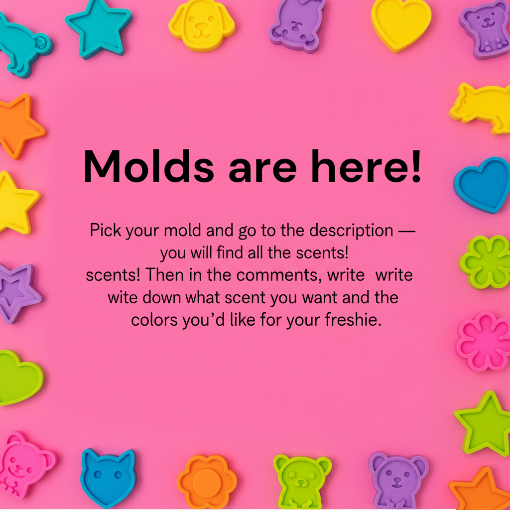 ￼ all the molds are in here