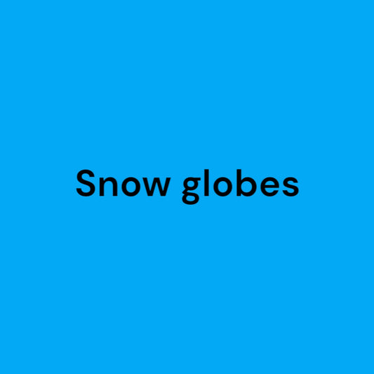 Snow globes ready to ship