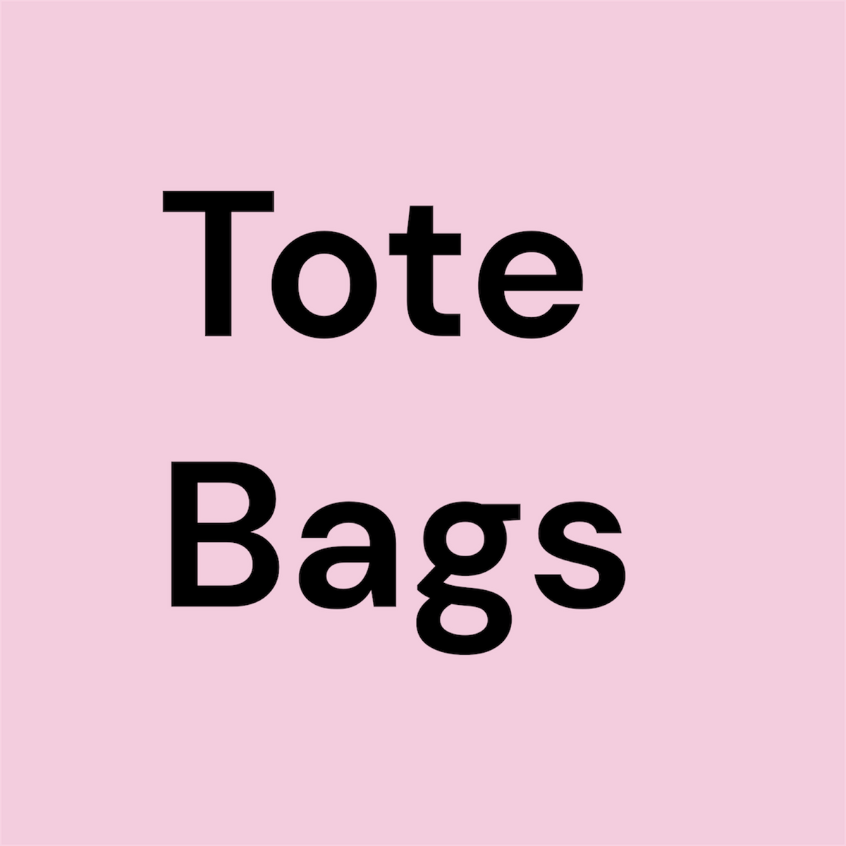 Tote bags filled with goodies