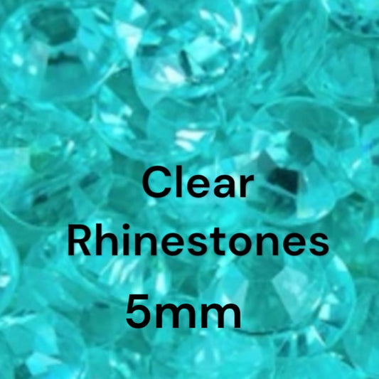Rhinestones clear