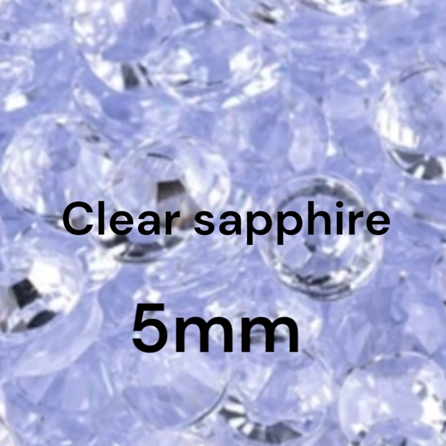 Rhinestones clear