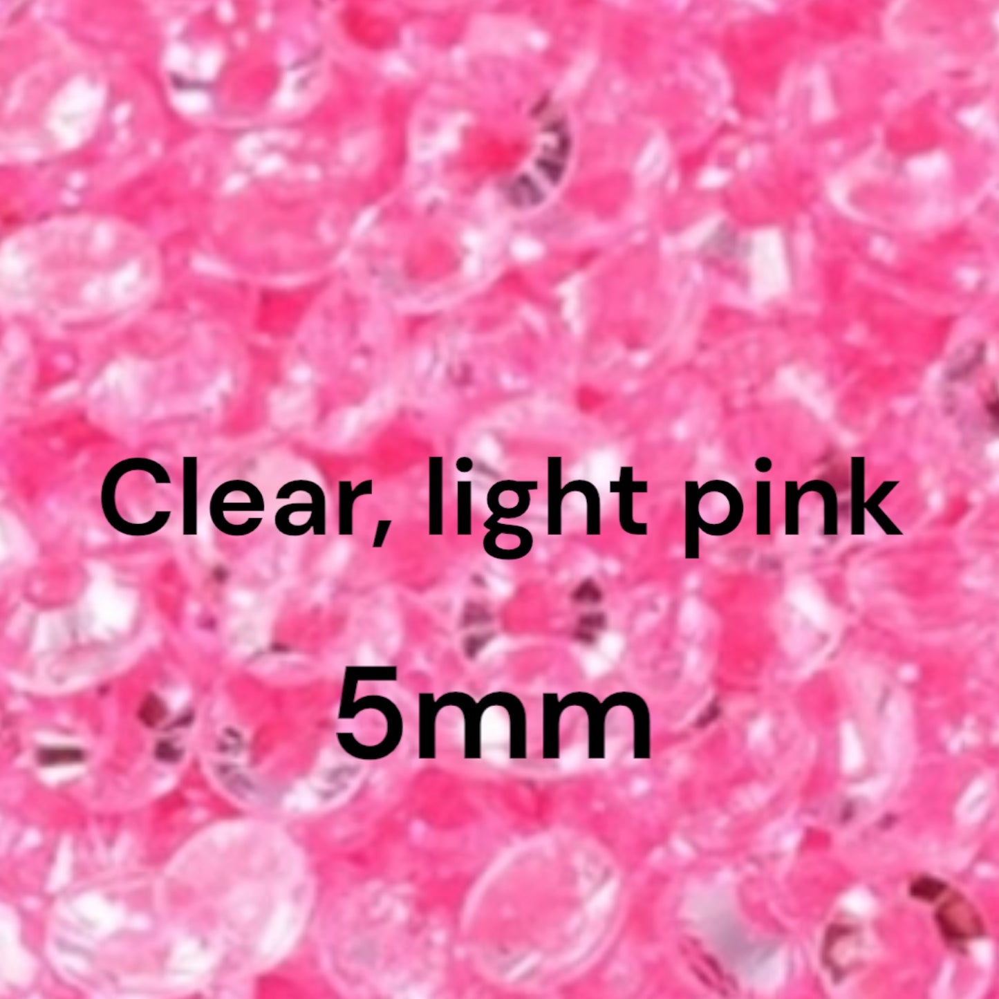 Rhinestones clear