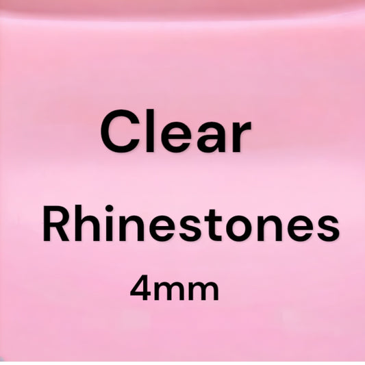 Rhinestones clear 4mm